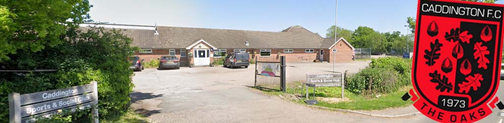 Caddington Recreation Club, home to AFC Caddington - Football Ground Map