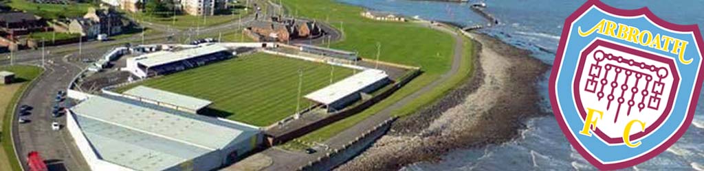 Gayfield Park, home to Arbroath - Football Ground Map