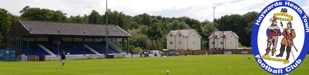 Hanbury Stadium, home to Haywards Heath Town - Football Ground Map