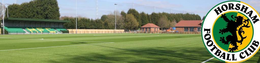 Hop Oast, home to Horsham, Crawley Wasps, Copthorne - Football Ground Map