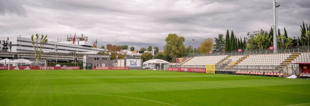 Roma women's team reopens Stadio Tre Fontane