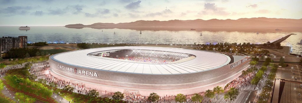 Cagliari present new stadium plans