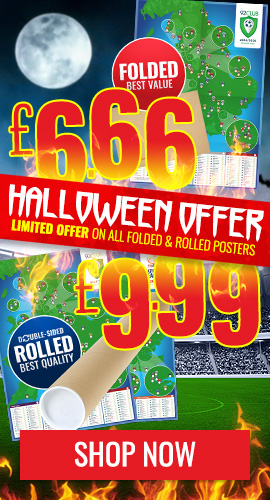 Halloween offer - rolled posters = £9.99 | folded posters = £6.66